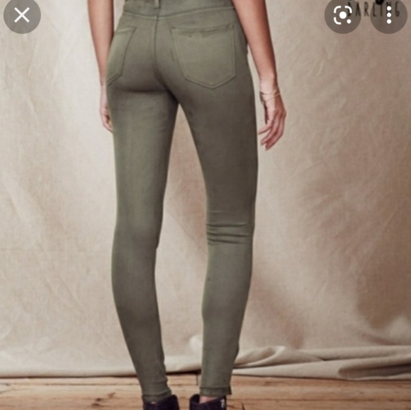 **SOLD**TOKYO DARLING | faux suede jeggings size 2 - Picture 2 of 9